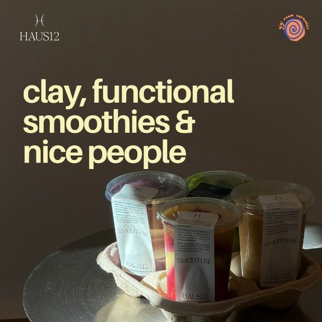GIGI ROOM × HAUS12 - clay, functional smoothies & nice people