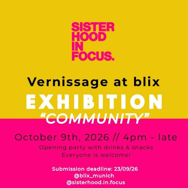 Sisterhood in Focus: Vernissage at blix – Exhibition "Community"