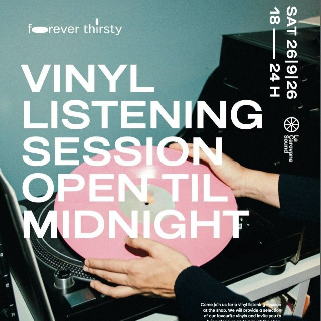 Vinyl Listening Session Open Til Midnight