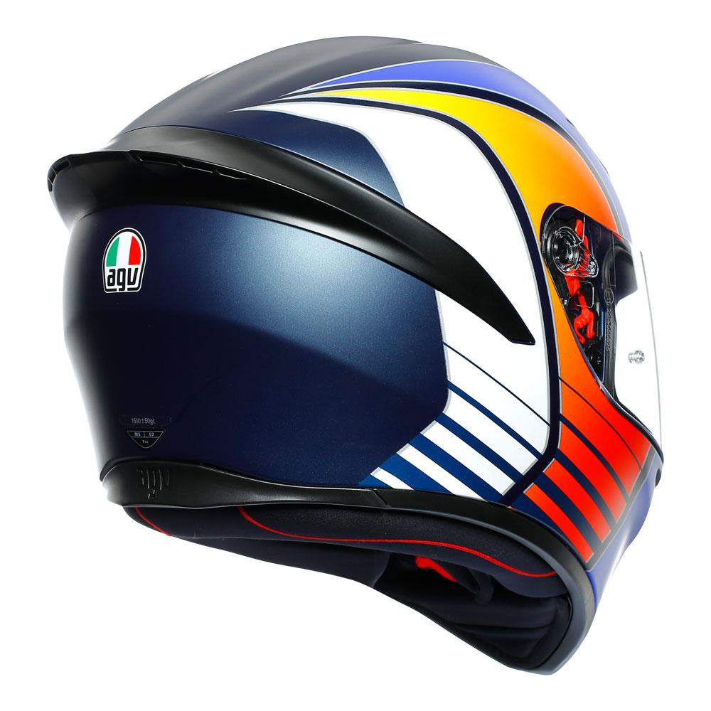 AGV K1 Power Matt Dark Blue/Orange/White Helmet