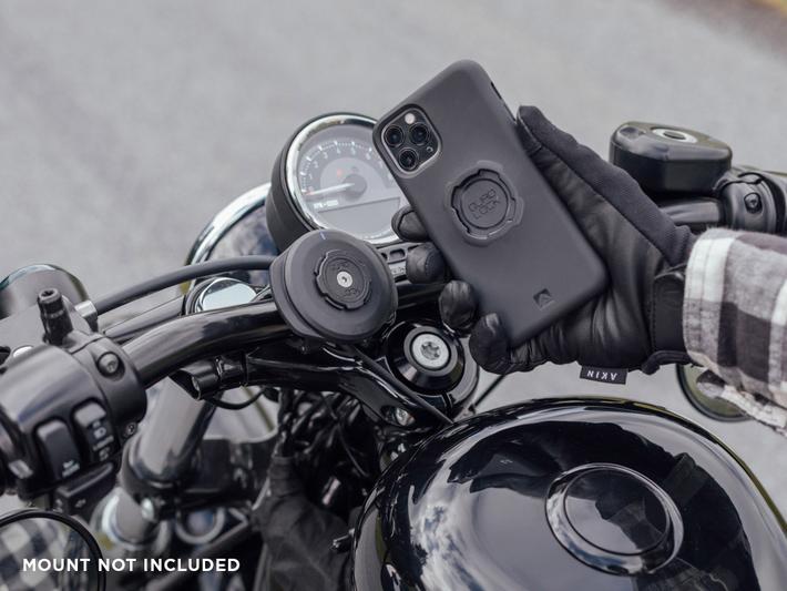 Quad Lock Wireless Charging Head Motorcycle Mount