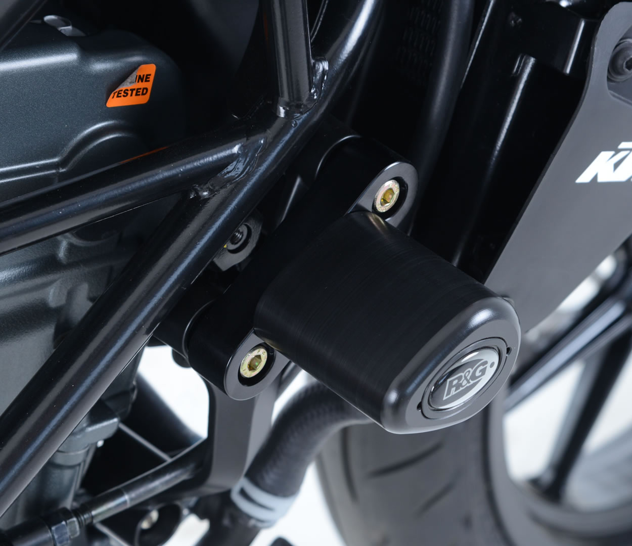 R&G KTM 125/200/250/390 Duke Black Aero Crash Protectors