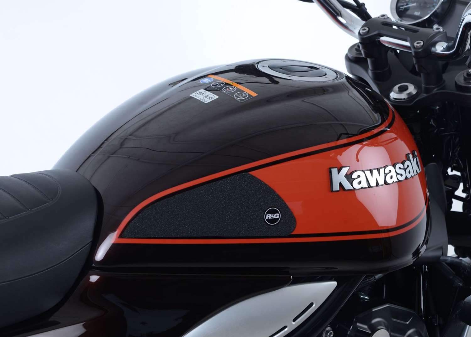 R&G Kawasaki Z900RS Black Tank Traction Grips