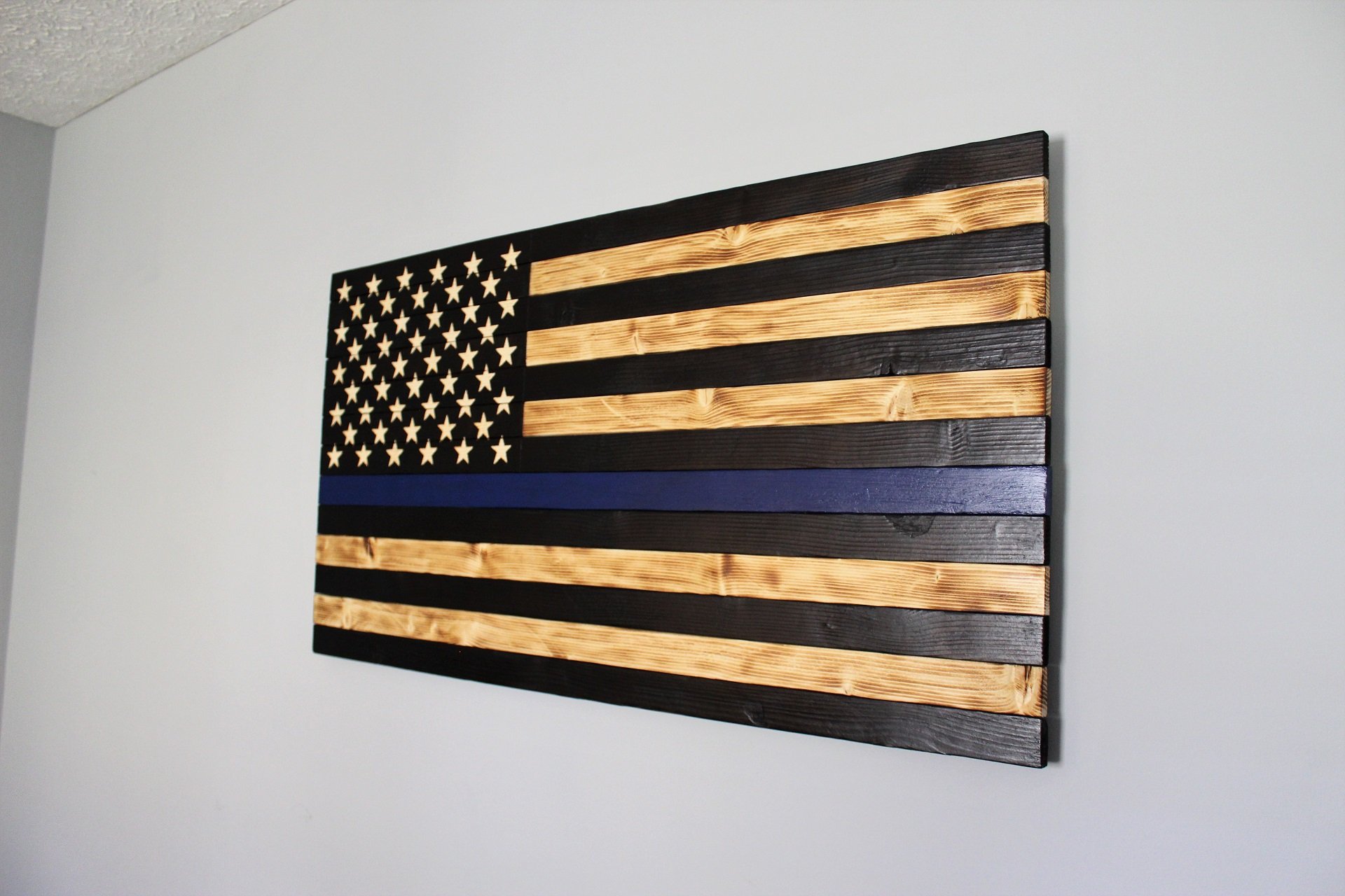 Image of Large Thin Blue Line Flag