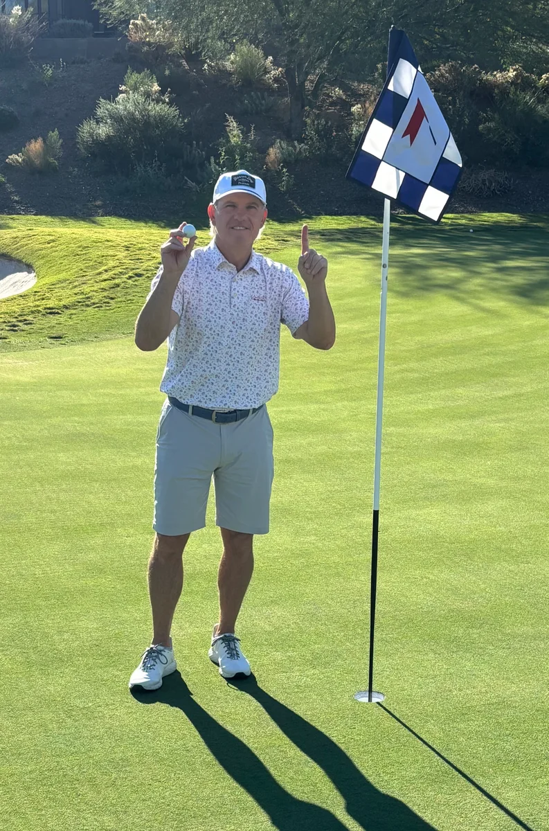 Custom Banner Day Threads cap - Hole in One!