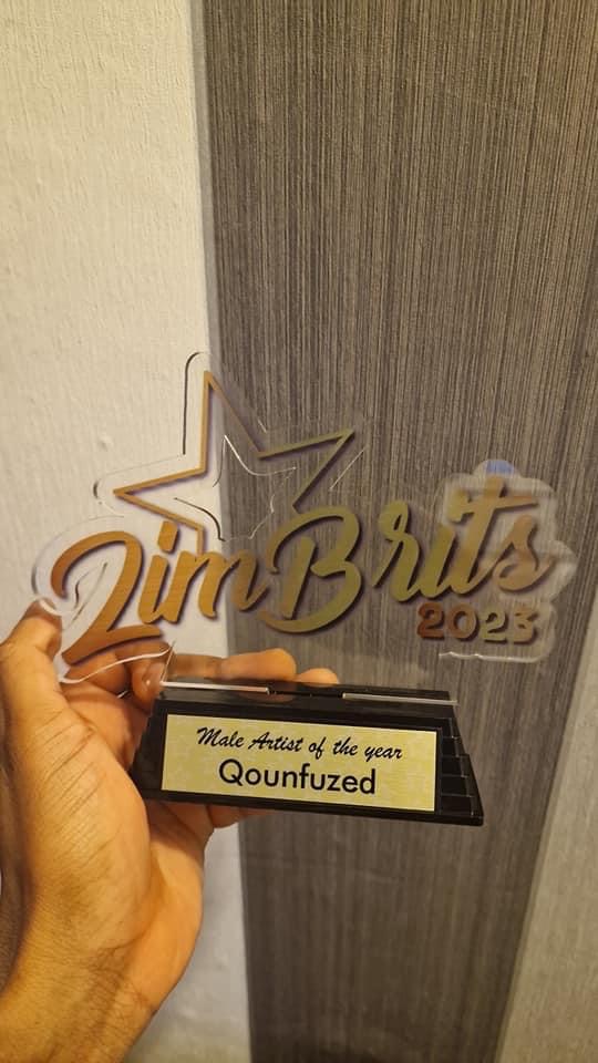Quonfuzed Wins Zim Brits Male Artist Of The Year Award 