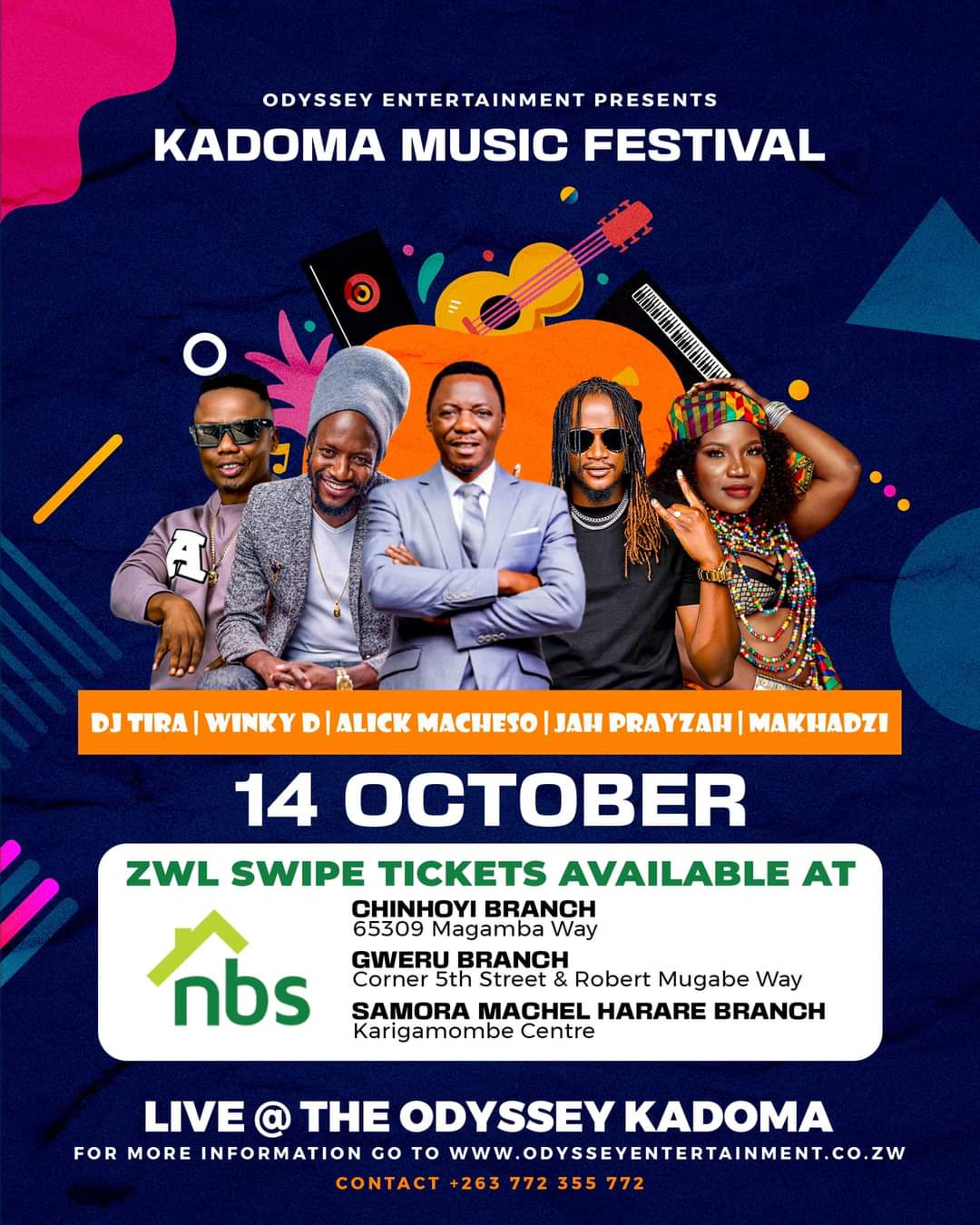 Odssey Is Set For Kadoma Music Festival