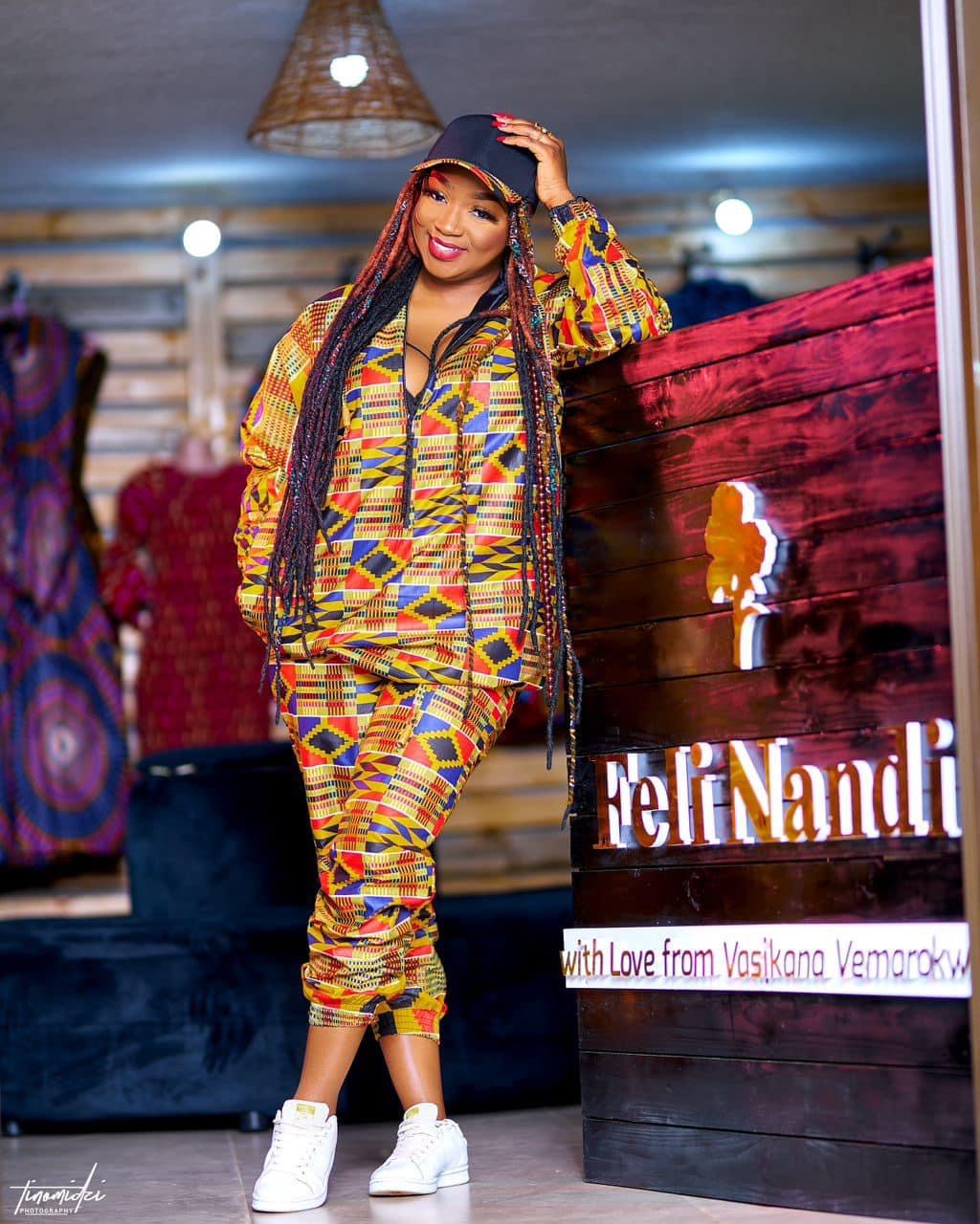 Besides Music Feli Nandi Is Building An Empire In The Fashion Industry 
