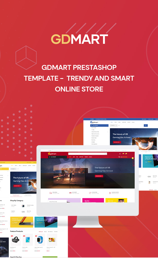 Gdmart Prestashop Template -  Trendy And Smart Online Store