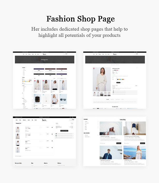 Her - Minimal Fashion Prestashop Clothing Theme