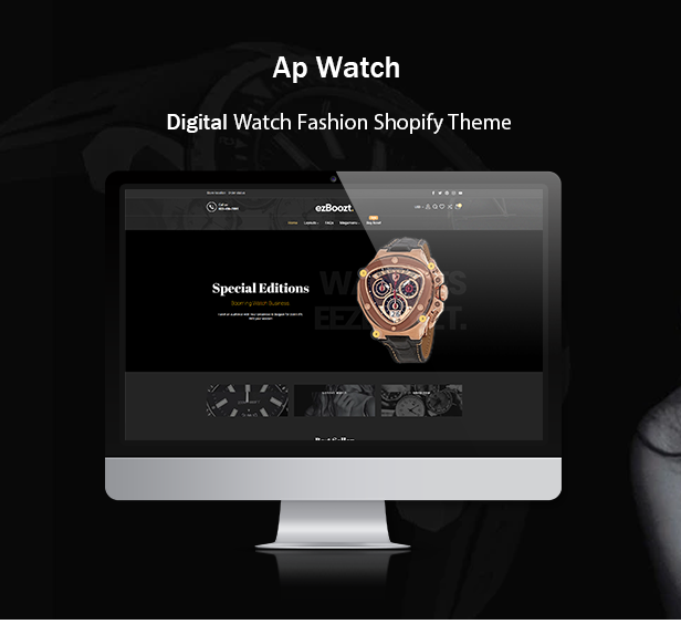 ap watch shopify theme with nice design