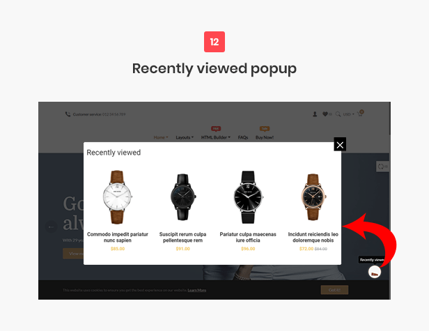 ap watch shopify theme with multi currency