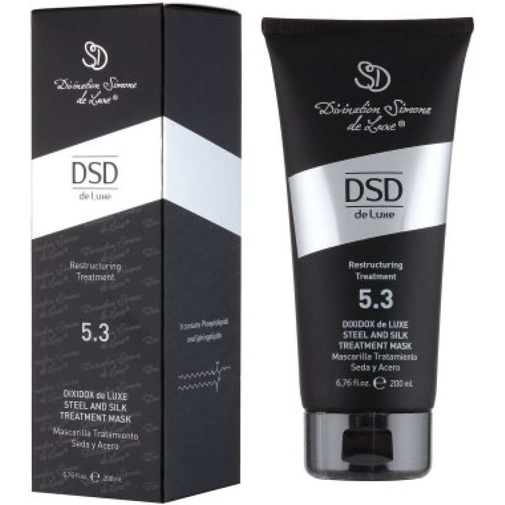 Відновлююча маска "Сталь і шовк" - DSD de Luxe Restructuring 5.3 Steel and Silk Treatment Mask