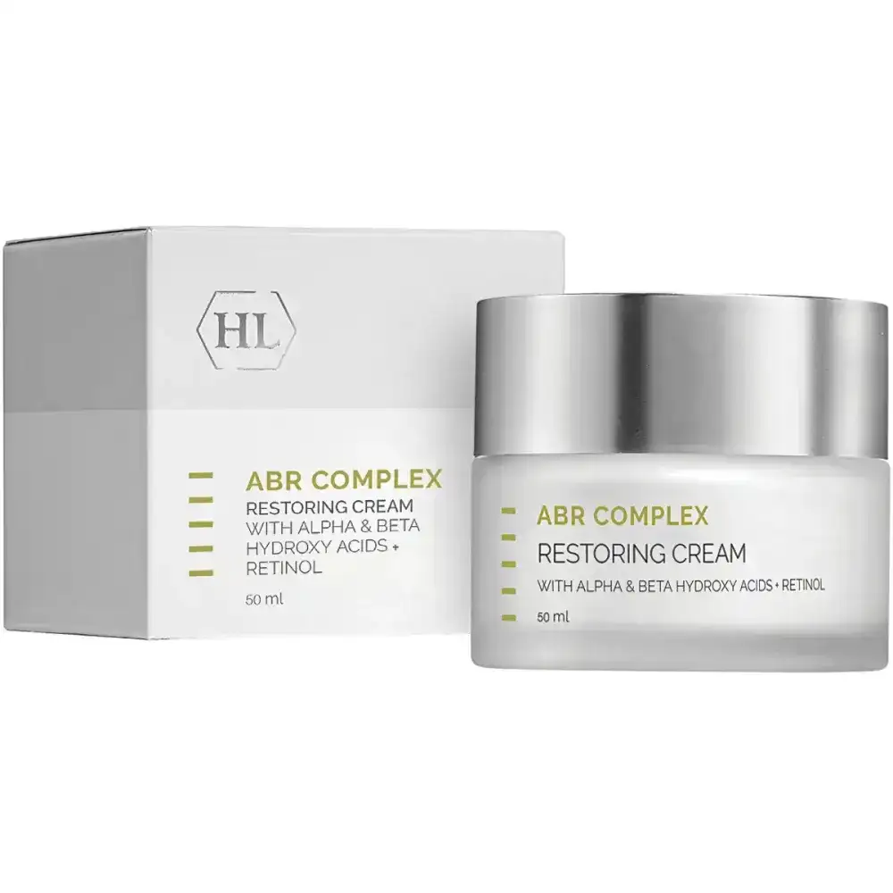 Відновлювальний нічний крем з AHA-кислотами і ретинолом Holy Land ABR Complex Restoring Cream