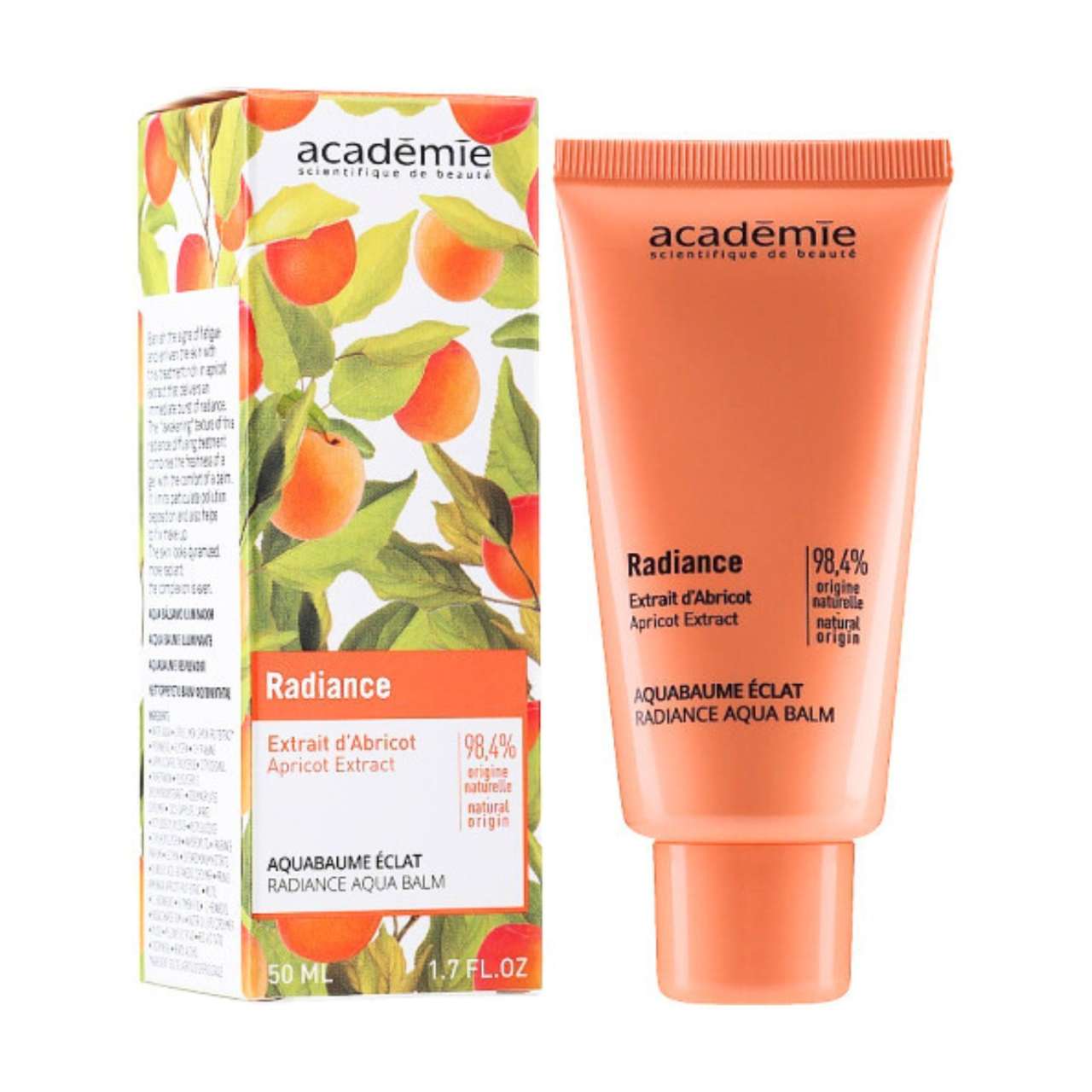 Абрикосовий крем-сяйво Аквабальзам / Aquabaume Èclat Academie Radiance Aqua Balm