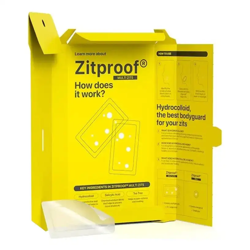 Zitproof Multizits (10 patches) Пластир XL для щік, чола та підборіддя