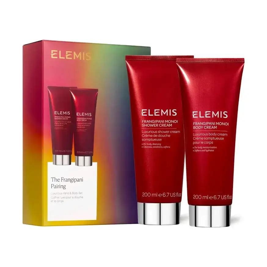 ELEMIS Kit: The Frangipani Pairing Luxurious Shower & Body Set - Розкішний дует для тіла Фрнажипані