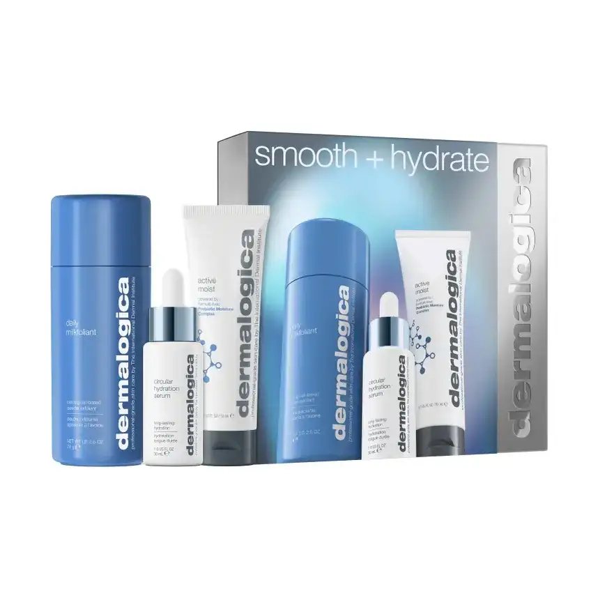 Dermalogica Smooth + Hydrate kit - Тріо бестселерів для Відновлення і Зволоження шкіри