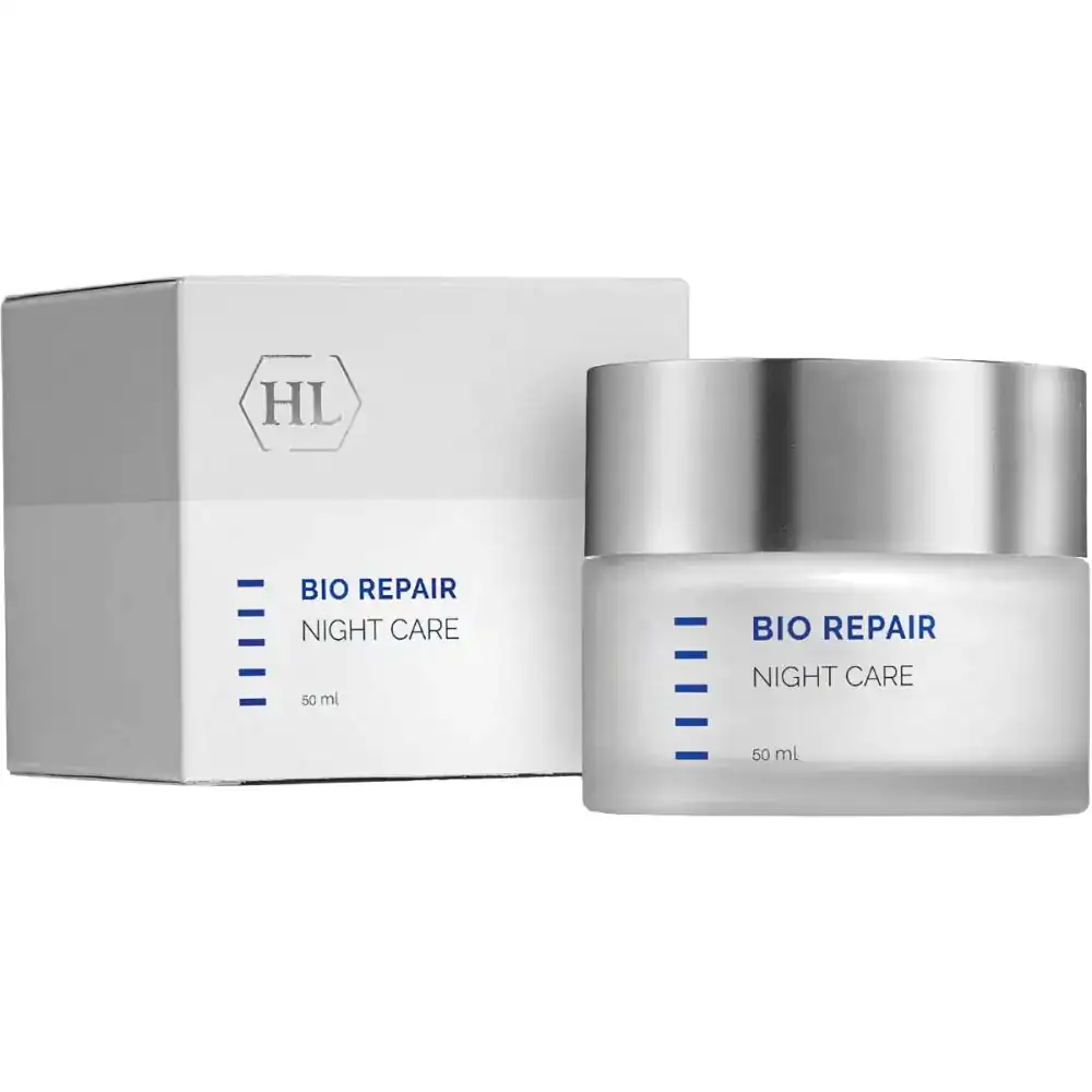 Нічний крем для відновлення пошкодженої шкіри схильної до куперозу Holy Land Bio Repair Night Care 50 мл