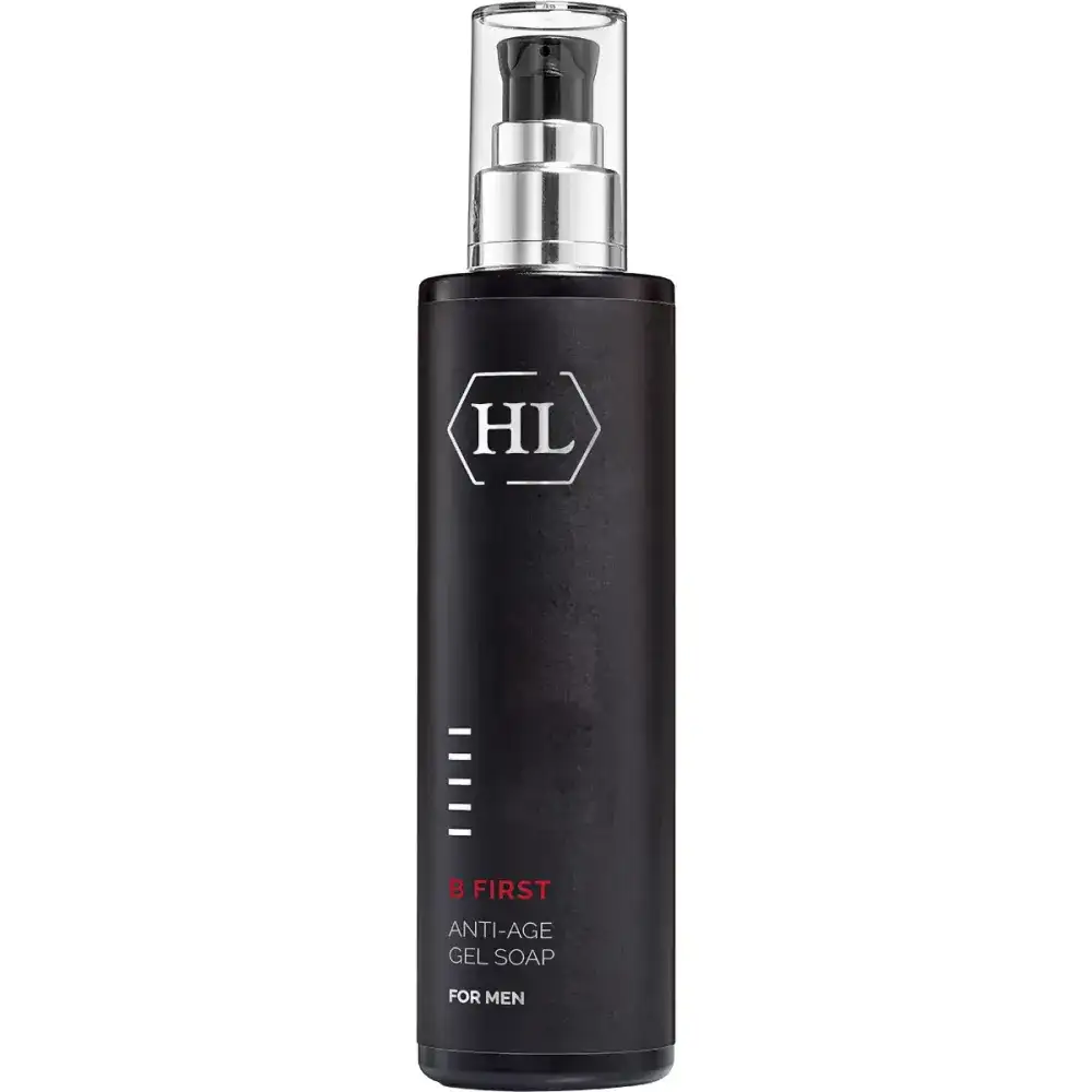 Делікатне антивікове очищуюче гель-мило для чоловіків Holy Land B First Anti-Age Gel Soap 250 мл