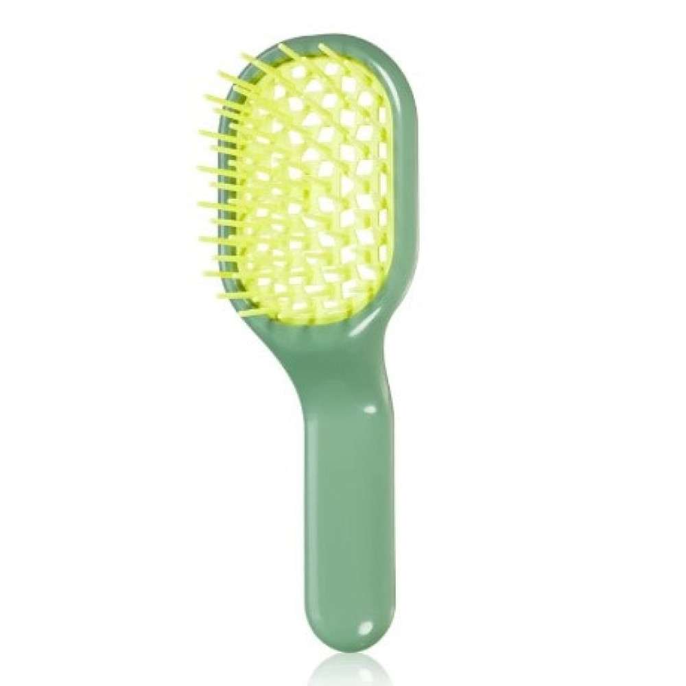 Janeke Curvy Vented Hairbrush Mini Lime Щітка для волосся міні лайм