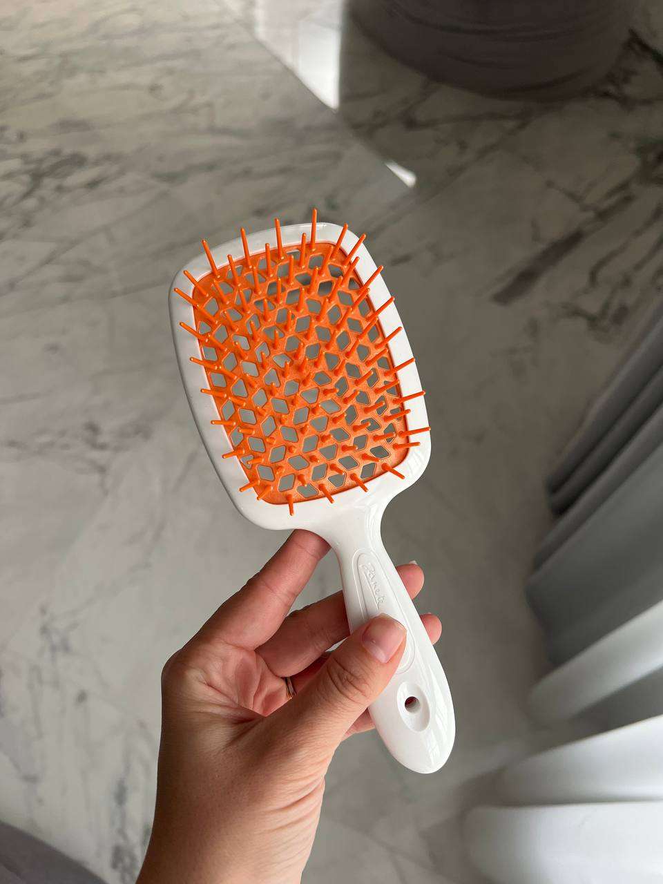 Janeke Superbrush Щітка супербраш біла з помаранчевим