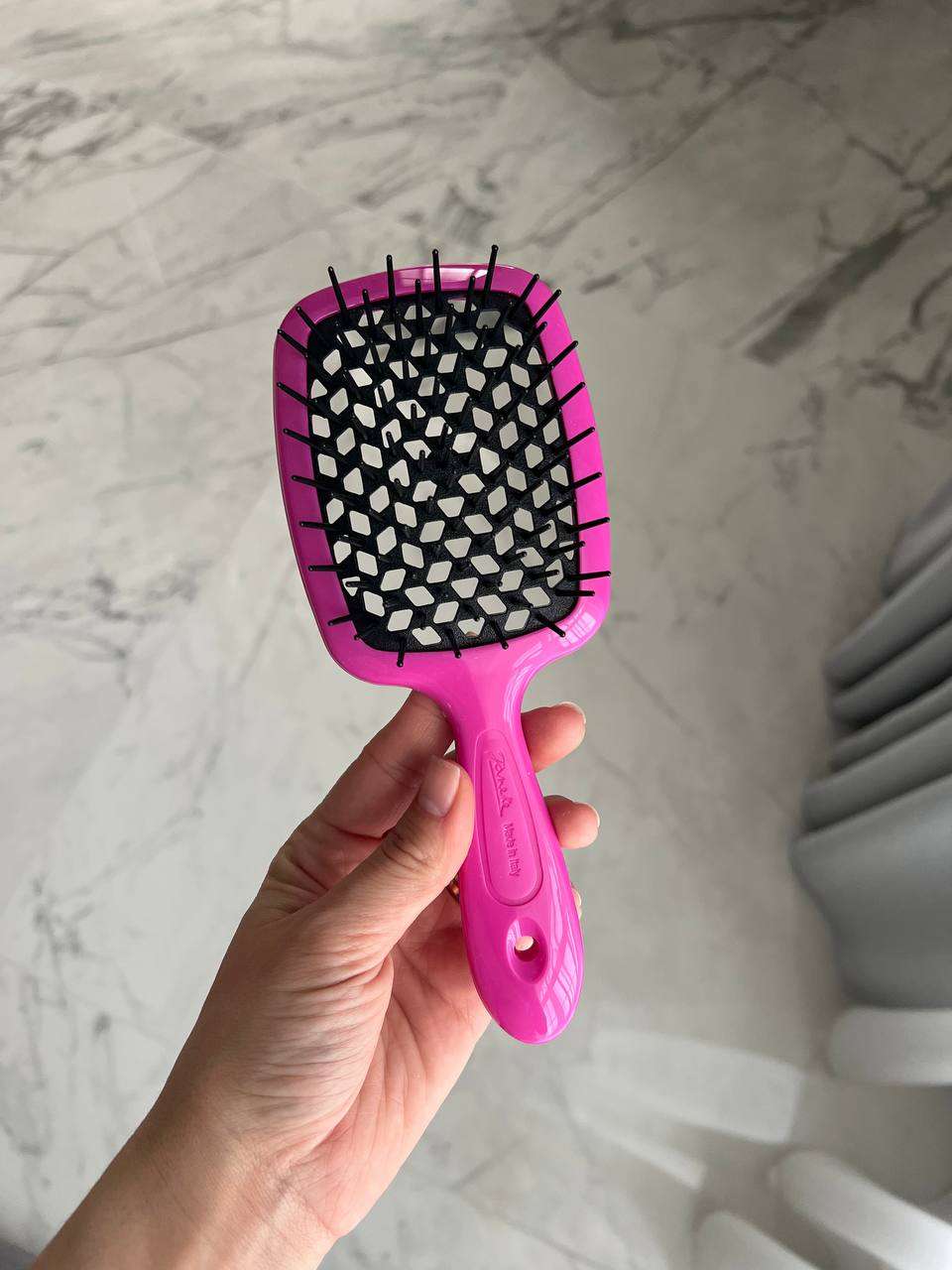 Janeke Superbrush The Original Black & Violet Щітка для волосся «фіолетова з чорним»