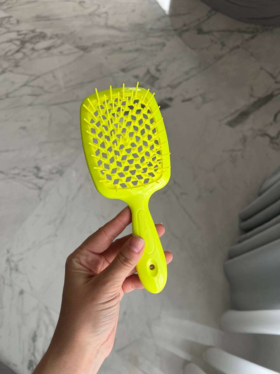 Janeke Superbrush The Original Щітка для волосся «яскраво-жовта»