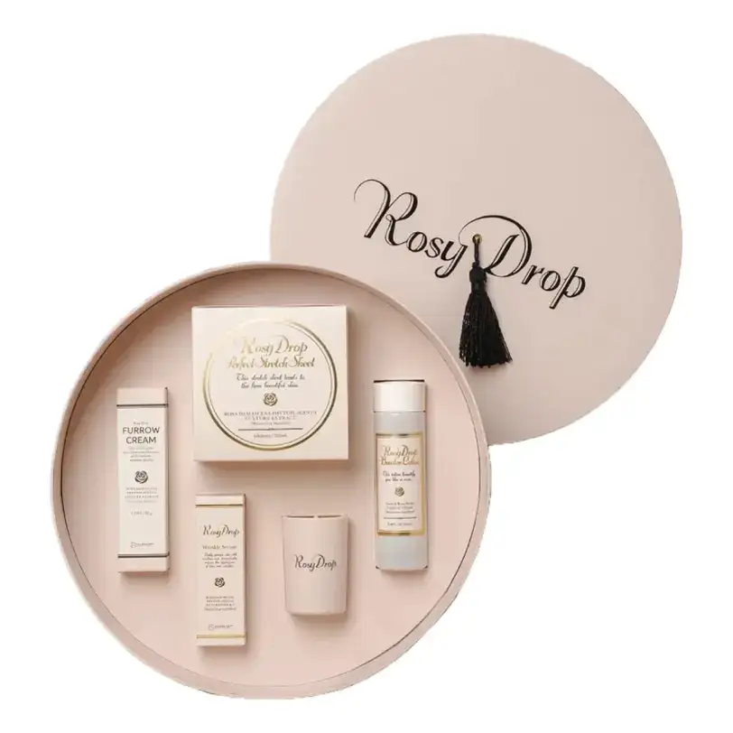 A set of all Rosy Drop products