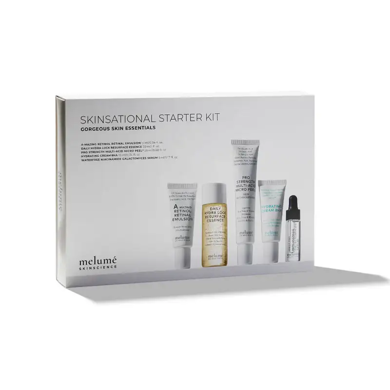 Skinsational Starter Kit Стартовий набір з мініатюрами і косметичкою