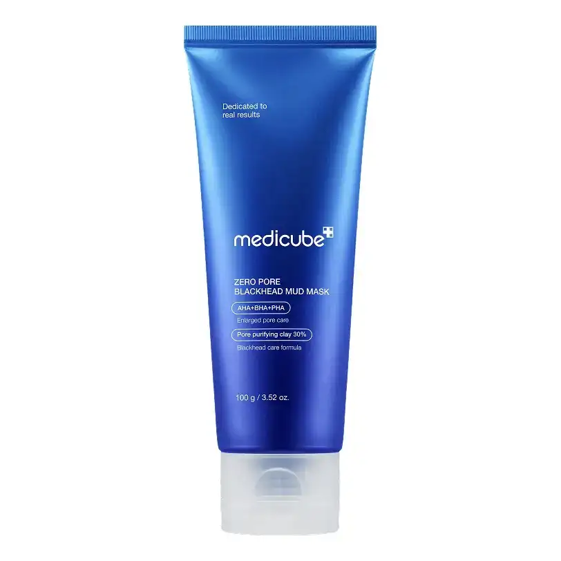 MEDICUBE Zero Pore Blackhead Mud Mask Маска для видалення чорних цяток і очищення пор