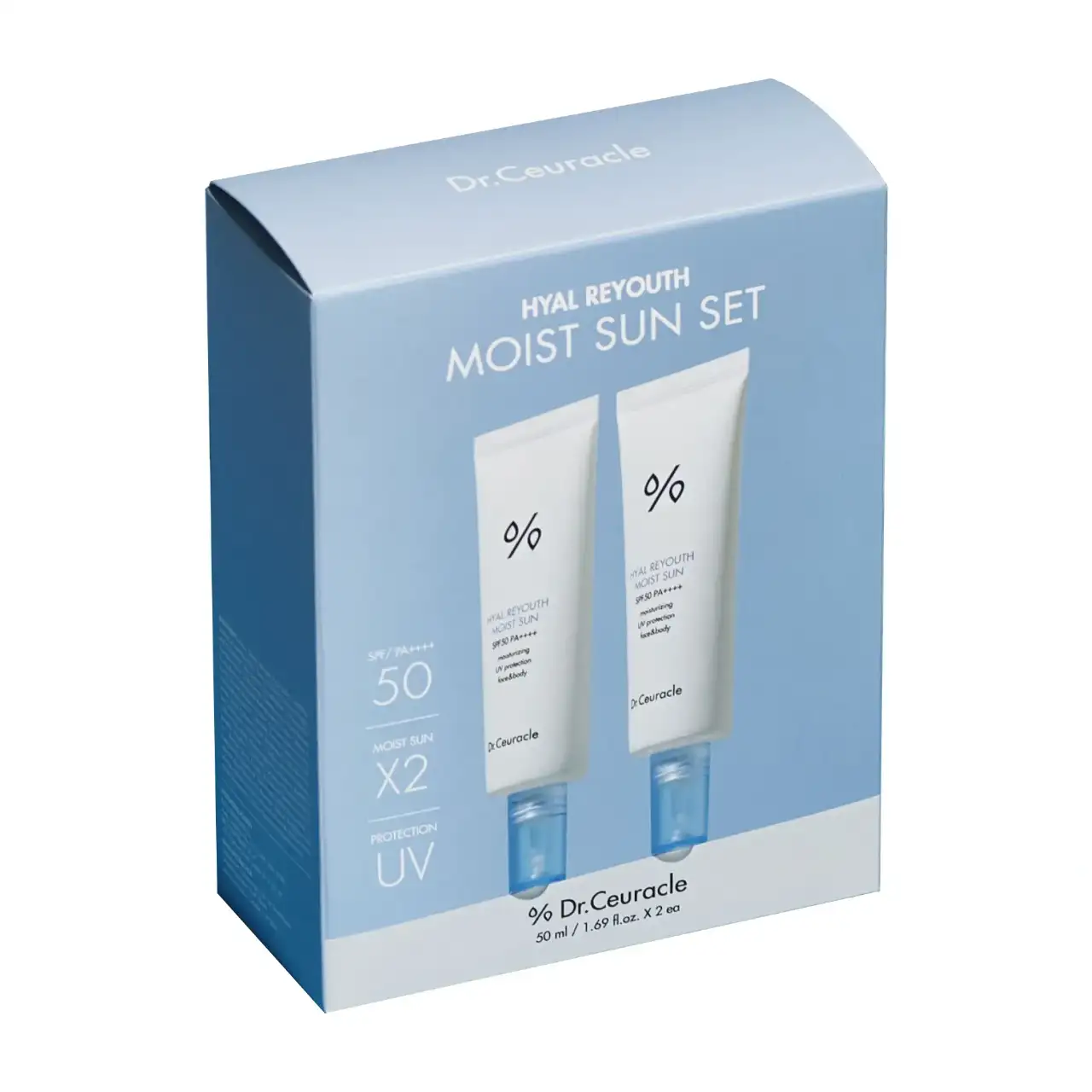 Dr.Ceuracle Hyal Reyouth Moist Sun Duo Set