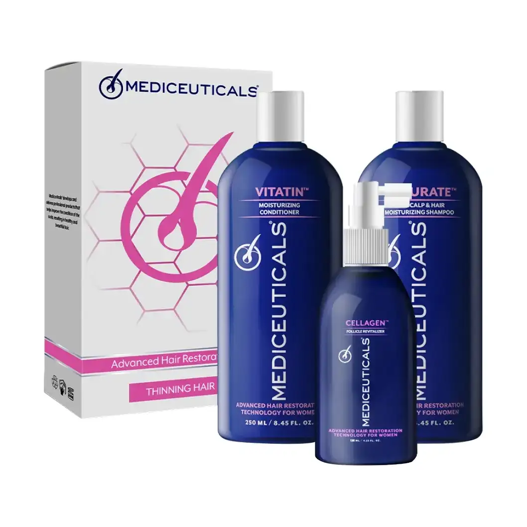 MEDICEUTICALS Advanced Hair Restoration Set For Woman Набір для стимулювання росту волосся у жінок для сухої шкіри голови
