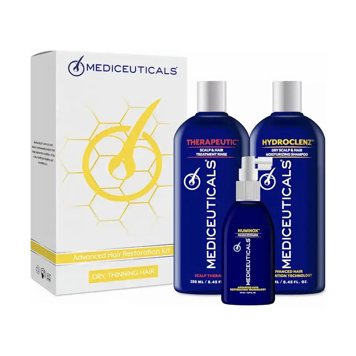 MEDICEUTICALS Advanced Hair Restoration Set Набір проти випадіння та стоншення волосся для сухої шкіри голови