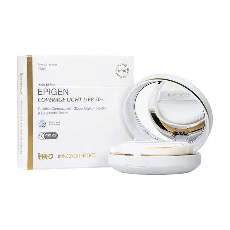 Epigen Coverage Uvp 50+ Innoaesthetics Компактна крем-пудра, що матує, з SPF50+
