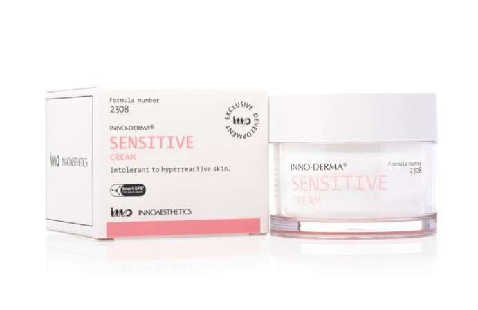 Sensitive cream Innoaesthetics Легкий зволожуючий крем для чутливої та гіперреактивної шкіри обличчя