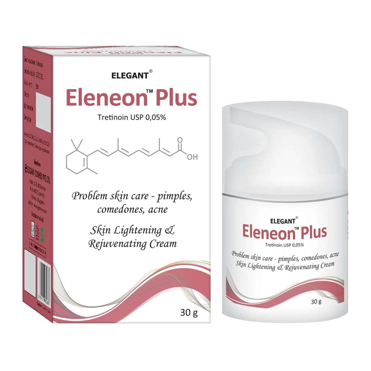 Eleneon Plus - Крем для обличчя для лікування вугрового висипу