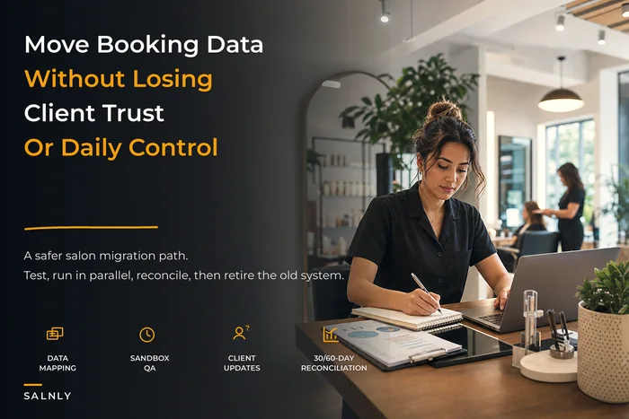 Booking‑system migration playbook: phased mapping, parallel runs and 30/60‑day reconciliation to move providers safely