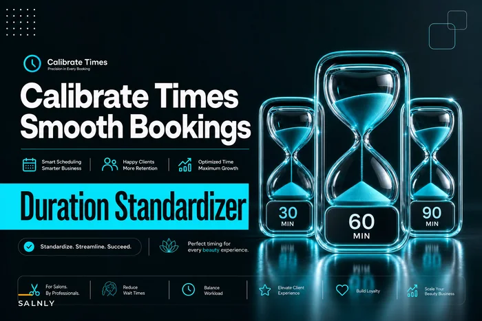 End booking bottlenecks: standardize service durations to reduce delays