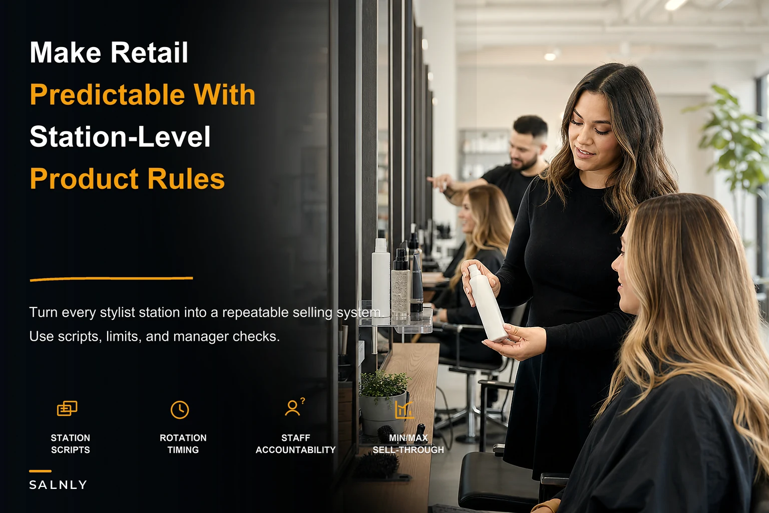 Make retail predictable: a station-level system to turn product displays into repeatable sales