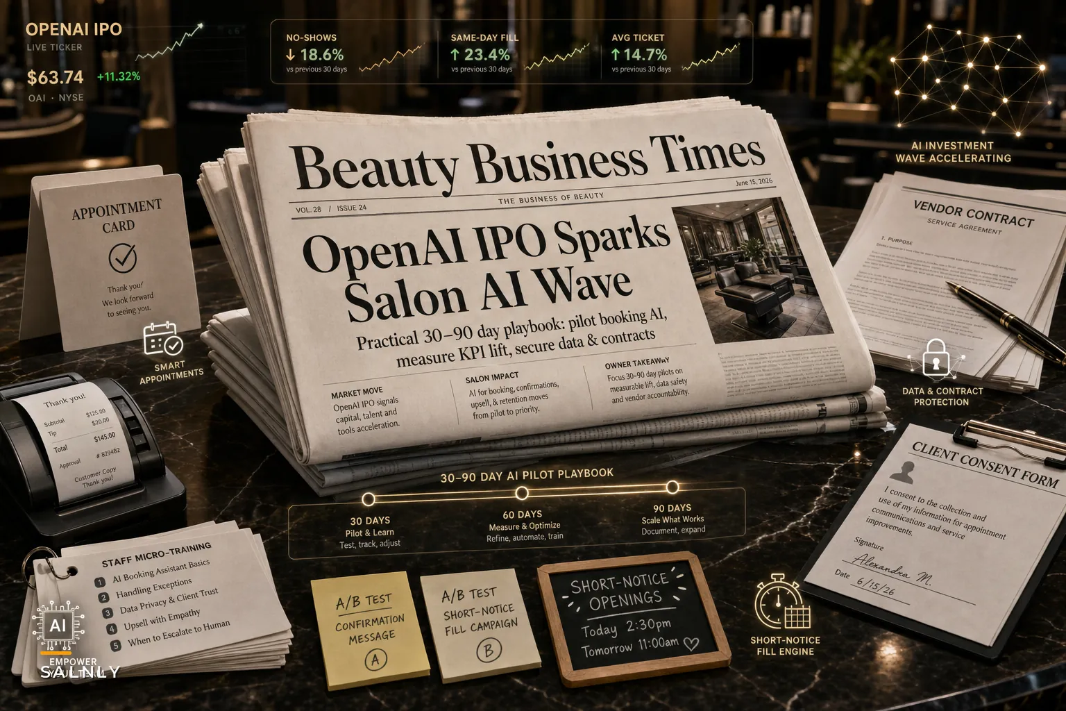 OpenAI's IPO and the coming AI investment wave: a practical playbook for salon owners