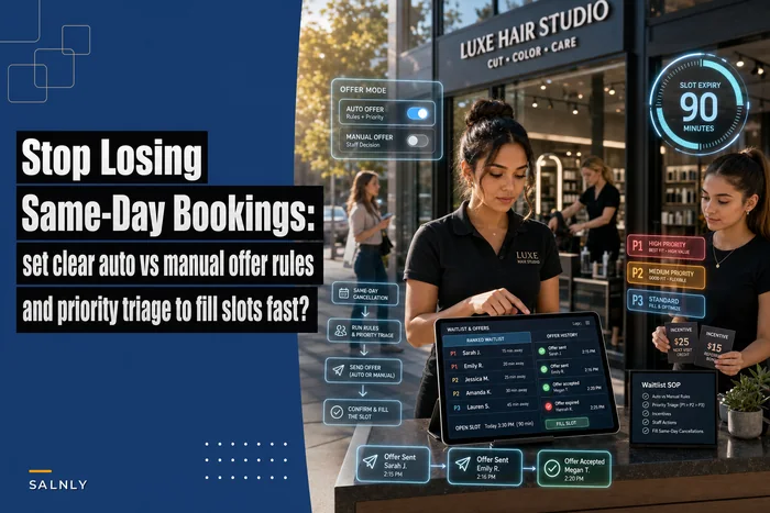 Protect same-day revenue with a waitlist SOP that fills cancellations fast