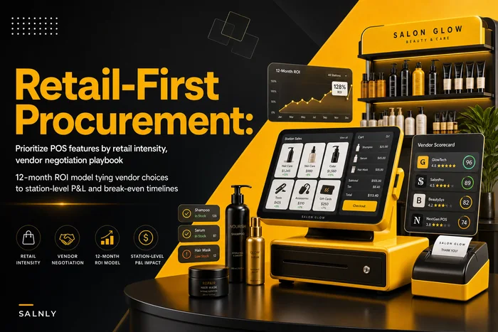 Retail & POS procurement playbook for retail‑heavy salons