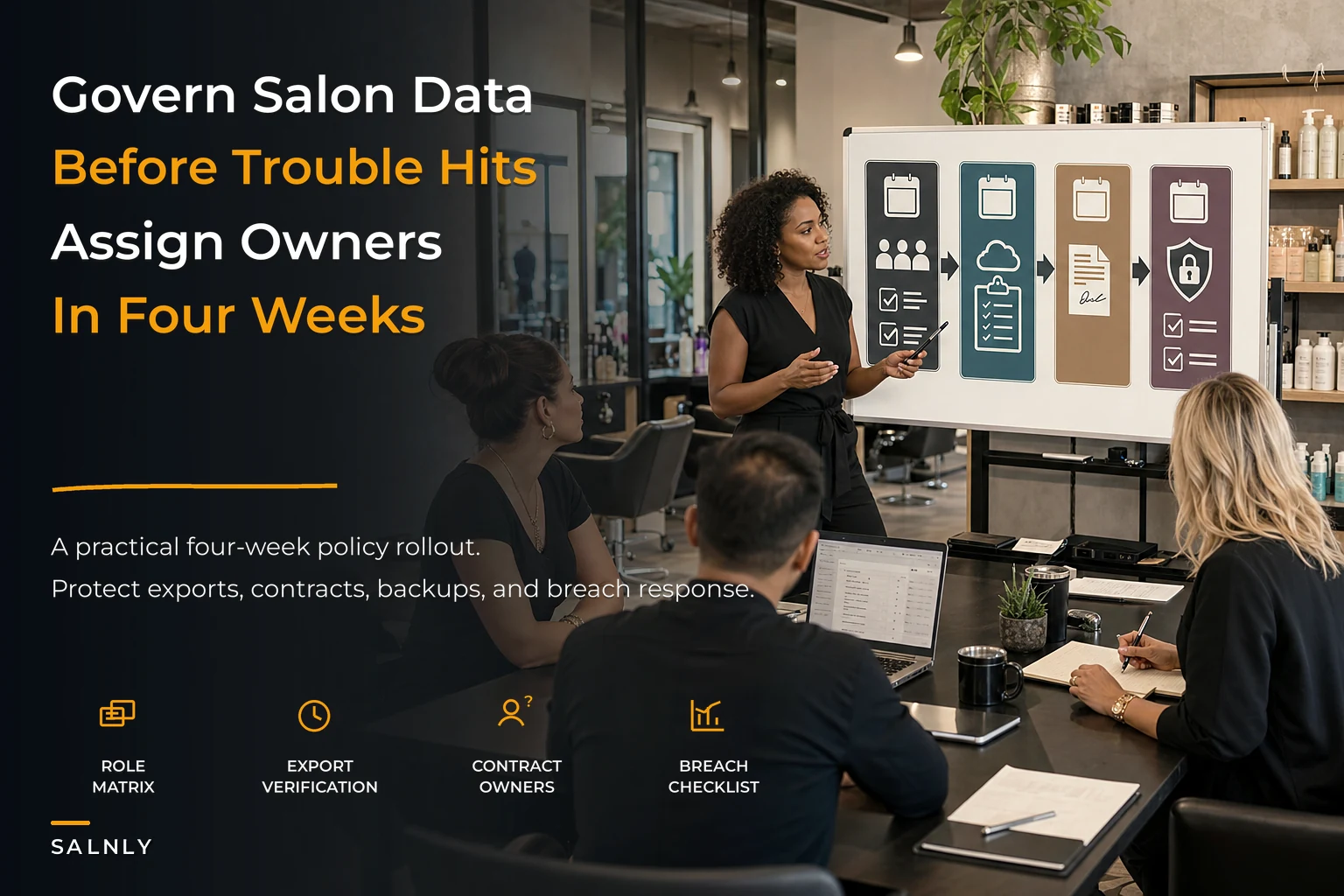 Salon data governance policy owners can implement in weeks