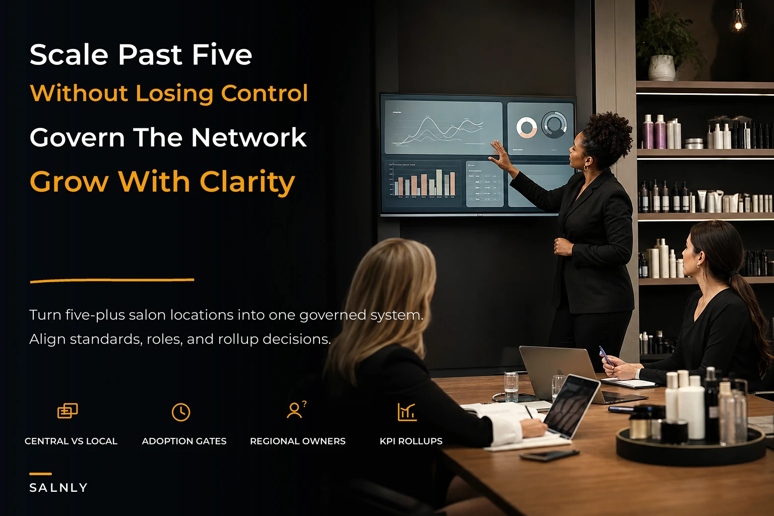 Scaling salon operations beyond five locations with governance