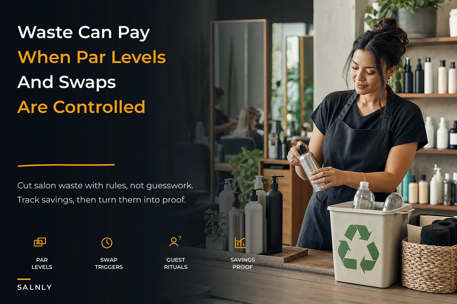 Sustainability that pays: a cost‑first waste‑reduction system for salons to cut costs and become a market differentiator