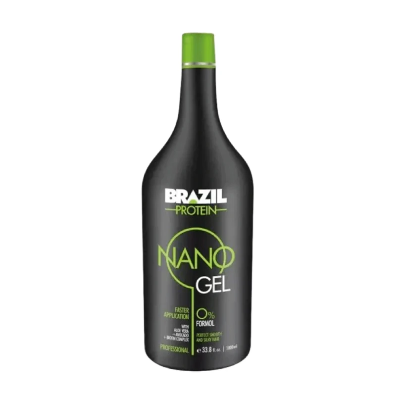 Brazil Protein Nano Gel Lissage Brésilien Sans Formol 1L