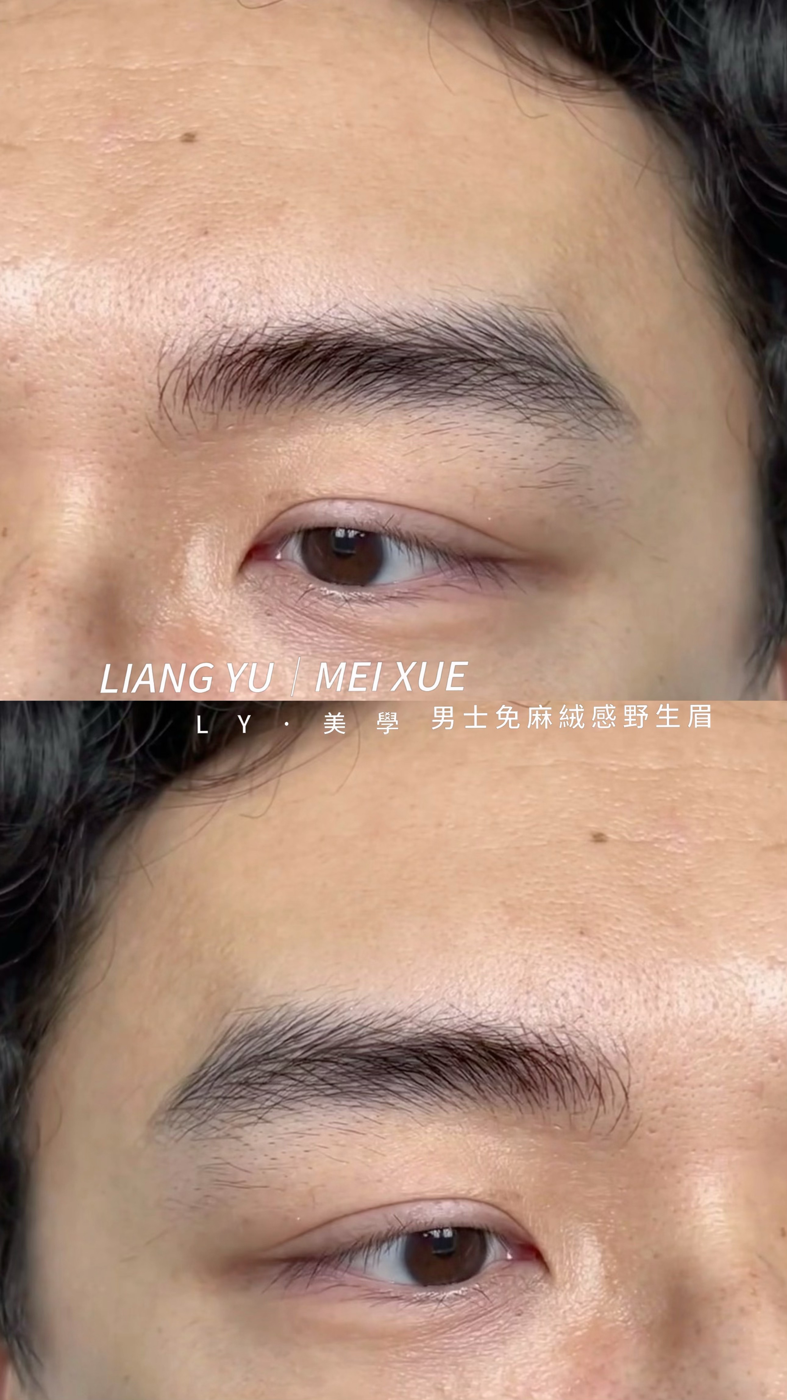 男仕免麻野生眉 2