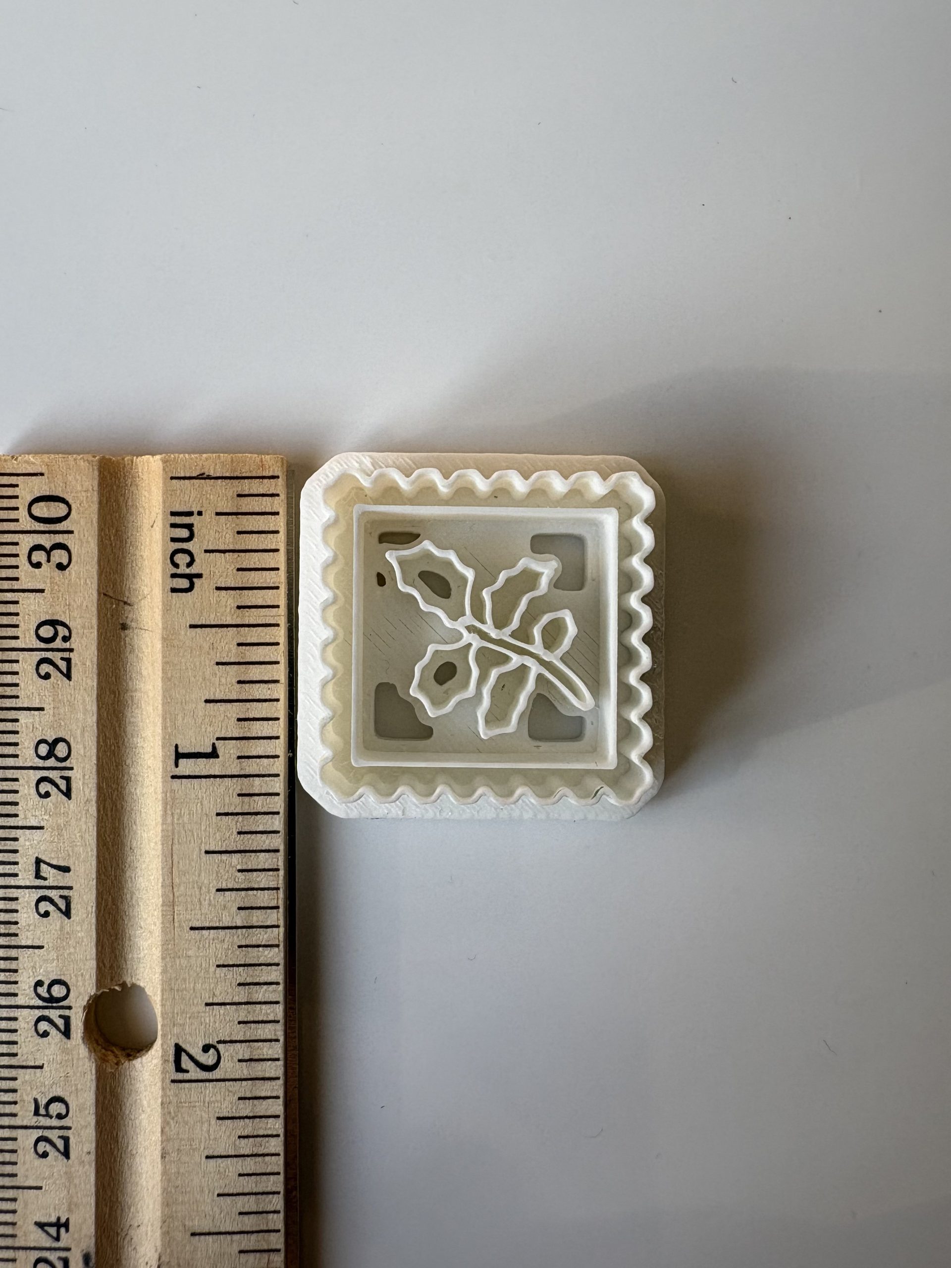 Mistletoe Christmas Stamp Polymer Clay Cutter Tool image 2
