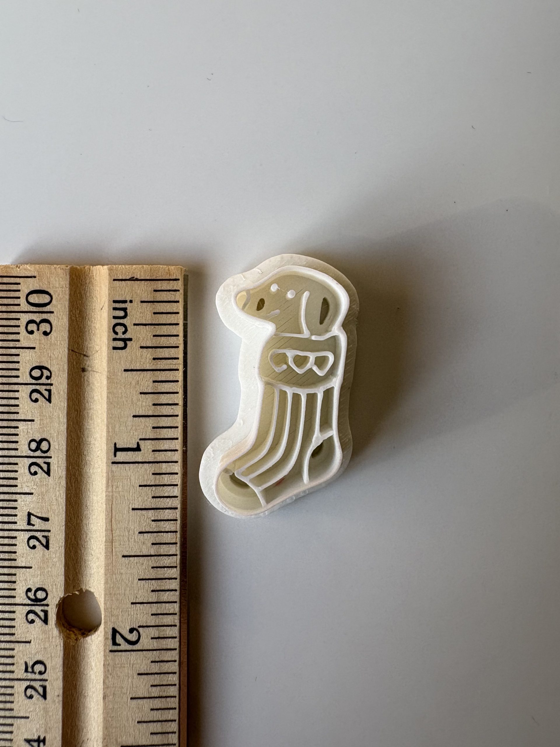 Christmas Stocking Dog Polymer Clay Cutter Tool image 2